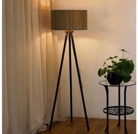 Brilagi - Állólámpa BOSTON ROLLER 1xE27/15W/230V barna/arany