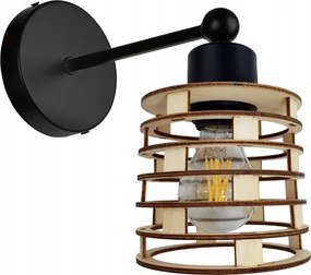 Lámpa Fali Lámpa fix loft Rugós Fa