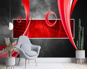 Gario Fotótapéta Geometrikus kompozíció szürke háttéren Anyag: Vlies, Méret: 100 x 70 cm
