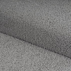 Szürke buklé puff Folding – Casa Selección