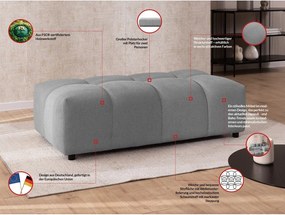 Szürke lábtartó Albane – Ropez