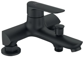 Laveo Appia, kád/zuhany csaptelep h-112, fekete, LAV-BLP_715D