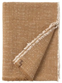 Okkersárga pamut takaró 130x180 cm Handloom – Lorena Canals