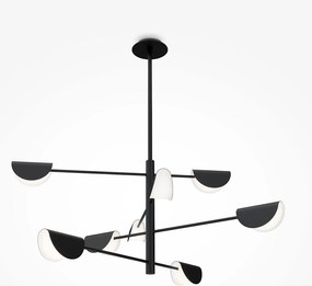 Maytoni modern mennyezeti lámpa mollis fekete mymod126pl-08b