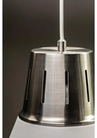 Lámpa Mennyezeti lámpatest GIANNI, 8075, AC220-240V, 50/60Hz, 1*E27, max.40W, IP20, átmérő 22cm, egyes, fehér/ezüst