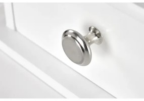 Öltözködő asztal SARA 80x130 cm + stool 45x37 cm fehér