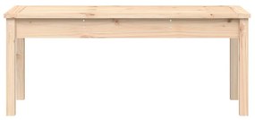 tömör fenyőfa kerti pad 109x44x45 cm