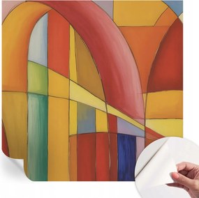 Mosható öntapadós fotótapéta étkezőbe Energia öntőformák 250x250 cm