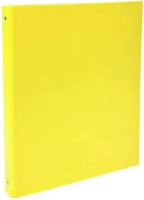 Gyűrűs könyv, 4 gyűrű, 40 mm, A4, karton, EXACOMPTA, sárga (EX51379E)