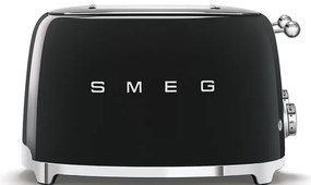 50-es évekbeli, Retro stílusú kenyérpirító, P4 fekete 2000W - SMEG