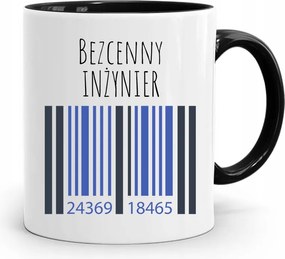 Mérnöknek Fekete Ajándék Bögre fényképes nyomtatással