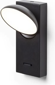 RENDL ELISEO nástěnná černá 230V LED 5W 3000K