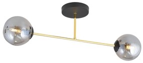 EMIBIG 1269-2 MAGNUM Glamour Mennyezeti Lámpa Fehér, Fekete, Arany E14 IP20