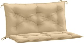 vidaXL 2 db melange bézs szövet kerti padpárna 100 x 50 x 7 cm