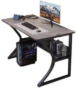 Gamer asztal minőségi íróasztal szürke 100x60x75 cm OTC-G1
