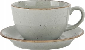 Porcelán csésze 370 ml csészealj Seasons Grey