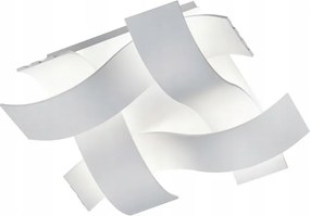 Négyzet alakú plafon Trio 623810431 35 x 35 cm fehér