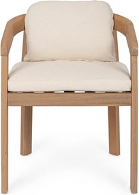 Natúr színű tömörfa kerti szék Pablo – Bizzotto