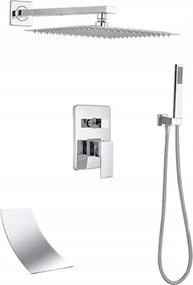 Zuhanyszett Falsík Alatti Vízesés Króm