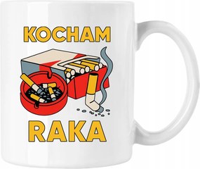 Bögre Szeretem a rákot dohányzás Fehér 330ml