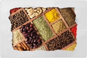 Poszterek 60x40 Fűszerek dobozban