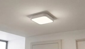 Brilagi-LED Fürdőszobai mennyezeti lámpa szenzorral ZENNA LED/18W/230V 28,5x28,5 cm IP44 fehér