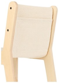 Bézs-natúr színű gyerek szék Vintage Blue – Lorena Canals