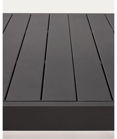 Fém kerti étkezőasztal 100.5x220 cm Galdana – Kave Home