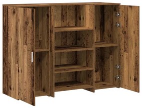 recepciós pult antik fa 135x50x103,5 cm szerelt fa