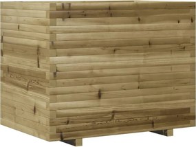 vidaXL impregnált fenyőfa kerti virágláda 90x60x72,5 cm