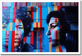 Poszterek keretben 60x40 Graffiti Utcaművészet