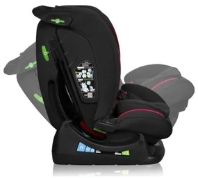 Lionelo AART i-Size autósülés 40-150 cm fekete/piros