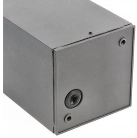 Lámpa Mennyezeti lámpatest LENTO, aluminium, 100x130, IP54, max 35W, négyzet, grafit