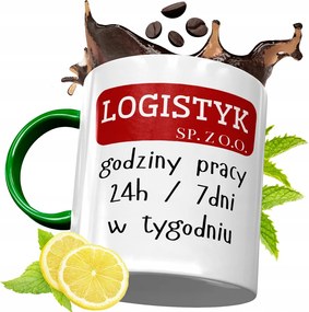 Zöld Bögre Logisztikusnak Születésnapi Ajándék fényképes nyomtatással