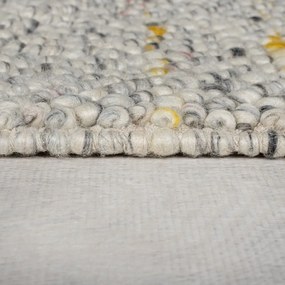 Krémszínű kézi szövésű gyapjúkeverék szőnyeg 160x230 cm Minerals – Flair Rugs