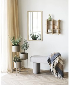 Olsberg fali polc tölgyfa furnér, natúr, 40x12x40 cm