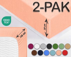 Sesto Senso gumis lepedő Jersey Rózsaszín 200x200cm