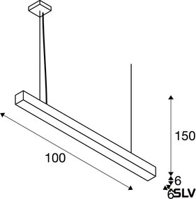Függeszték Fehér Q-LINE SLV 1000926