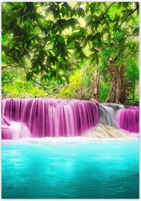 Poszterek 70x100 Színes tájkép Vízesés