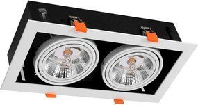 Milagro PLAZA ML4741 Beépíthető spotlámpa 2x12W/GU10/ES111
