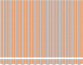 Behúzható napellenző Sokszínű 300 x 250 cm Poliészter és acél