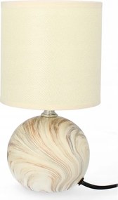 Asztali lámpa dekoráció glamour kerámia lámpabúra éjszakai lámpa krém