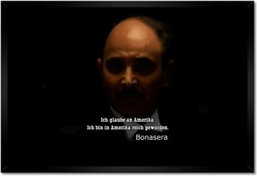 Poszterek keretben 60x40 Idézetek a Keresztapáról