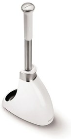 Fehér acél wc-kefe - simplehuman