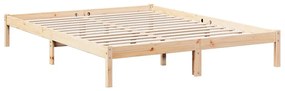tömör fenyőfa extra hosszú ágykeret matrac nélkül 140 x 210 cm