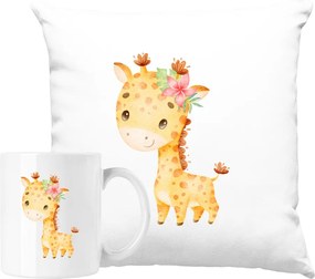 Bögre szett Zsita párna kedves virágok 1 Ötlet Ajándék