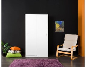 Ruhásszekrény tolóajtókkal Seworella 1 (fehér). Akció -24%. 1108623