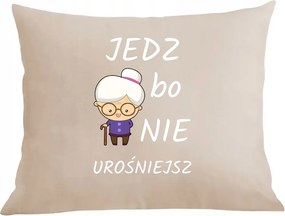 Párna párnahuzat Klasszikus Nagymama egyél, mert nem fogsz megnőni Nagymama napja