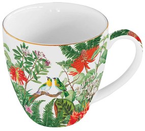 Trópusi mintás porcelán bögre 320 ml Exotica