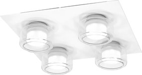 Osram - LED fürdőszobai mennyezeti lámpatest ORBIS FLAME 4xLED/5,5W/230V IP44 fehér